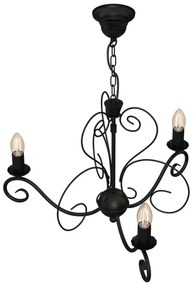 Lampadario a sospensione con catena MAURO 3xE14/60W/230V