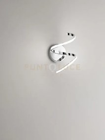 Applique a led nest 6395  cl ln 4000k cromo