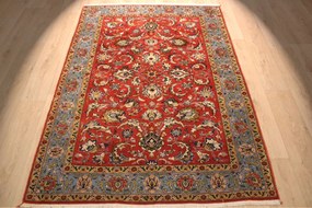 Varamin Tappeto 210x140 (Iran) Annodato A Mano