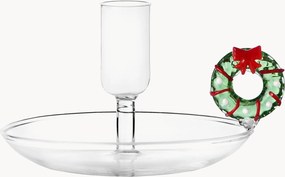 Candelabro fatto a mano con ghirlanda decorativa Christmas Tales