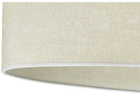 Duolla - Lampadario a sospensione con filo OVAL 1xE27/15W/230V grigio