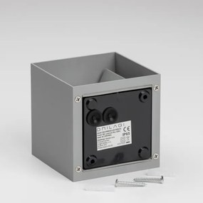 Brilagi - Applique a LED da esterno CUBE LED/6W/230V grigio IP54