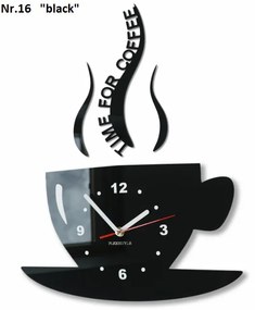 Orologio da parete È l'ora del caffè Marrone