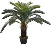 Palma di Cycas Artificiale con Vaso Verde 90 cm cod mxl 55410