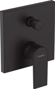 Miscelatore Monocomando doccia con deviatore Senza Parte Ad Incasso Nero Opaco Hansgrohe Vernis Shape 71468670