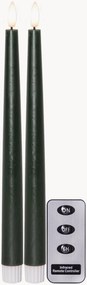 Set di 2 candele a bastoncino a LED con funzione timer e telecomando Flame Slim