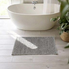 Tappetino per il bagno grigio in tessuto 50x80 cm Solivo – Wenko