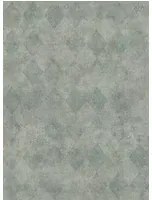 Rebel Walls Carta da parati Small Painted Diamonds - Fancy Green