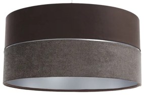 Lampadario a sospensione con filo TWIST 1xE27/60W/230V marrone/argento