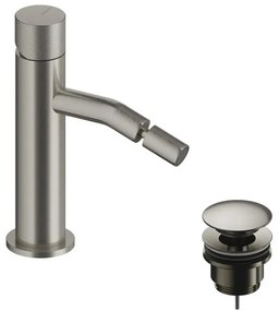 Rubinetto per bidet LOOP K SANYCCES argento spazzolato lucido