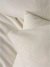Set copripiumino e federa beige in cotone renforcé per letto singolo 140x200 cm Checkered – Mila Home Luxury