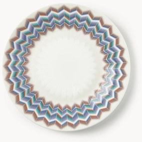 Set di 6 piatti da colazione in Fine Bone China Jarris