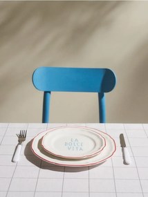 Sinsay - Piatto con scritta La Dolce Vita - verde pallido