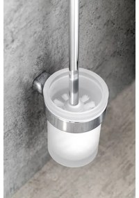 Gedy - Scopino a parete PIRENEI cromo lucido/vetro raso