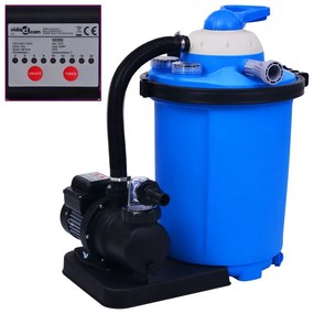 Pompa Con Filtro A Sabbia Con Timer 550 W 50 L /