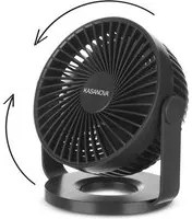 Miniventilatore da tavolo senza fili nero