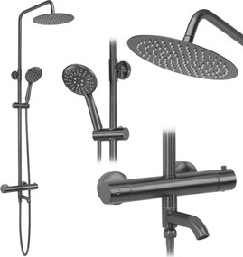 Set Doccia da incasso con Termostatato Lungo Titan