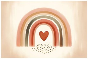 Quadro su tela – Tocco d’amore arcobaleno
