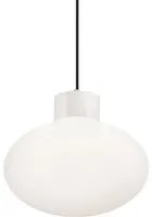 Sospensione Moderna Clio Alluminio Bianco 1 Luce E27