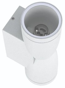 Applique Conica a Clessidra Bidirezionale, IP65 GU10 - Bianca Colore del corpo Bianco