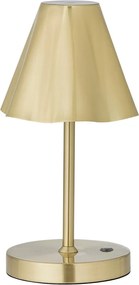 Lampada da tavolo LED color ottone con paralume in metallo (altezza totale 28 cm) Lianna – Bloomingville