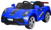 Macchina Elettrica della Polizia per Bambini 6V Police Blu