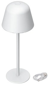 Lampada da Tavolo Ricaricabile 2.2W, IP54 CCT Dimmerabile - Bianca Colore del corpo Bianco