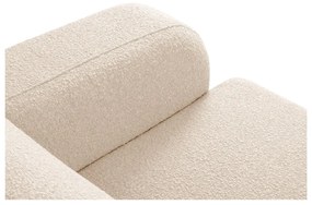 Divano angolare beige in tessuto bouclé (angolo sinistro) Molino - Micadoni Home