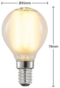 Arcchio LED E14 4W 2.700K goccia satinato dimming
