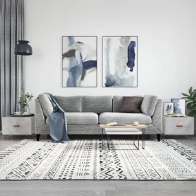Tavolini Salotto 2pz Grigio Cemento 50x50x40 Legno Multistrato /