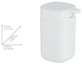 WENKO 24829100 - Dispenser di sapone DAVOS 350 ml bianco
