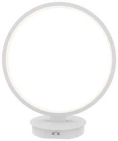 Lampada da tavolo LED Fredy bianco, luce CCT, LUCE AMBIENTE DESIGN