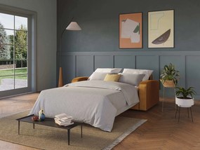 Lebron Divano letto matrimoniale in velluto morbido T01 oro