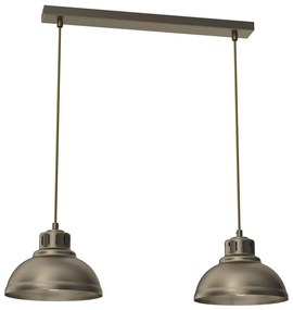 Lampadario a sospensione con filo SVEN 2xE27/15W/230V ottone