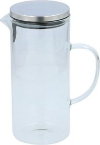Alpina - Brocca in vetro borosilicato con coperchio 1,3 l