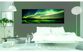 Quadro Green Sky  Colore Nero, Dimensioni e Misure 135x45