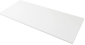 Top per lavabo Bellagio BADEN HAUS L 71 x H 1.2 x P 46 cm bianco solid surface, opaco
