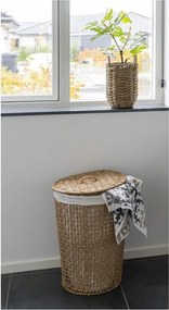 Cesto portabiancheria in carta di colore naturale 77 l Pomal - House Nordic