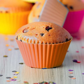 Set di stampi da forno in silicone per muffin 12 pz ø 5,5 cm – Orion