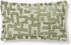 Cuscino in viscosa con motivo jacquard Contia