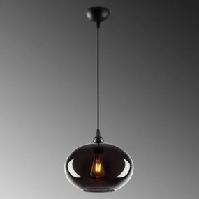 Lampadario su corda SMOKED 1xE27/40W/230V
