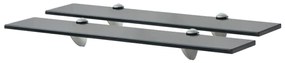 Mensole Galleggianti 2 Pz İn Vetro 60x10 Cm 8 Mm /
