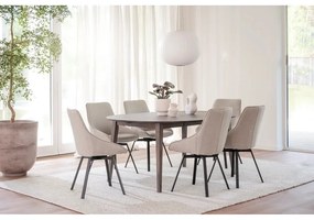 Tavolo da pranzo rotondo in rovere massiccio allungabile ø 120 cm Filippa – Rowico