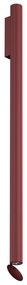 Flos Flauta H1000 Riga Lampada indoor 100 cm Da Parete a biemissione in alluminio Anodized Ruby Red