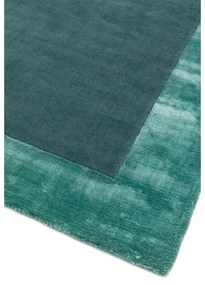 Tappeto in misto lana tessuto a mano color petrolio 160x230 cm Ascot - Asiatic Carpets