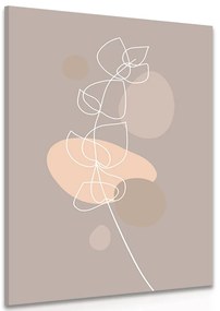 Quadro su tela – Foglia minimalista No1