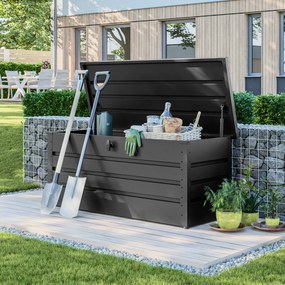 PRIMEYARD 152 x 69 cm Cassapanca da esterno, antracite - (GFPV01021)