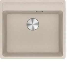 Lavello integrato 1 vasca FRANKE Maris fragranite L 51 x L 56 cm beige