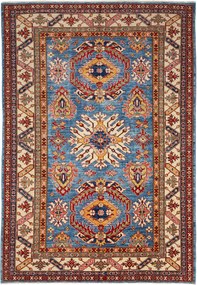 Kazak Tappeto 240x170 Blu (Pakistan) Annodato A Mano