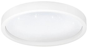 Plafoniera Moderna Montemorelos-Z Alluminio Bianco Luce Led Integrato 17,8W